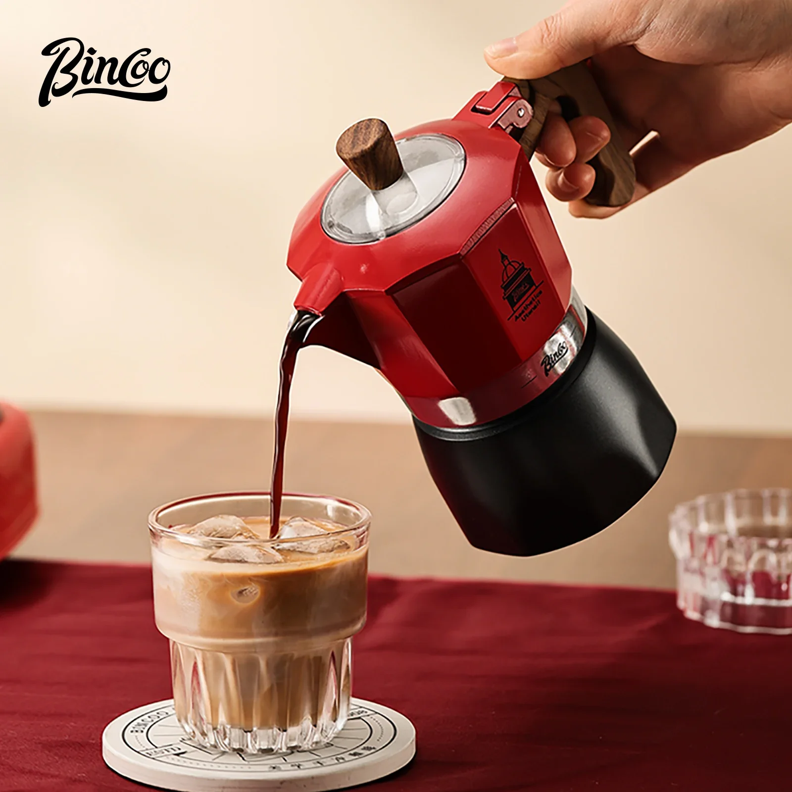 Bincoo Double Valve café Moka  - Coffee Equipment Accessories avis et prix