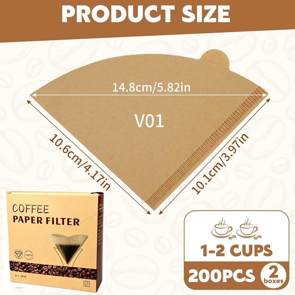 Filtres à café, 200 unités, fi - Coffee Equipment Cleaner avis et prix