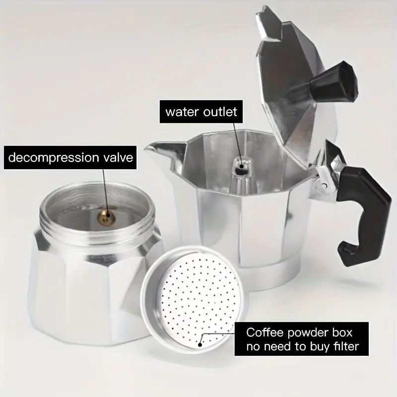 Cafetière Moka Classique en Al - Coffee Equipment Accessories avis et prix
