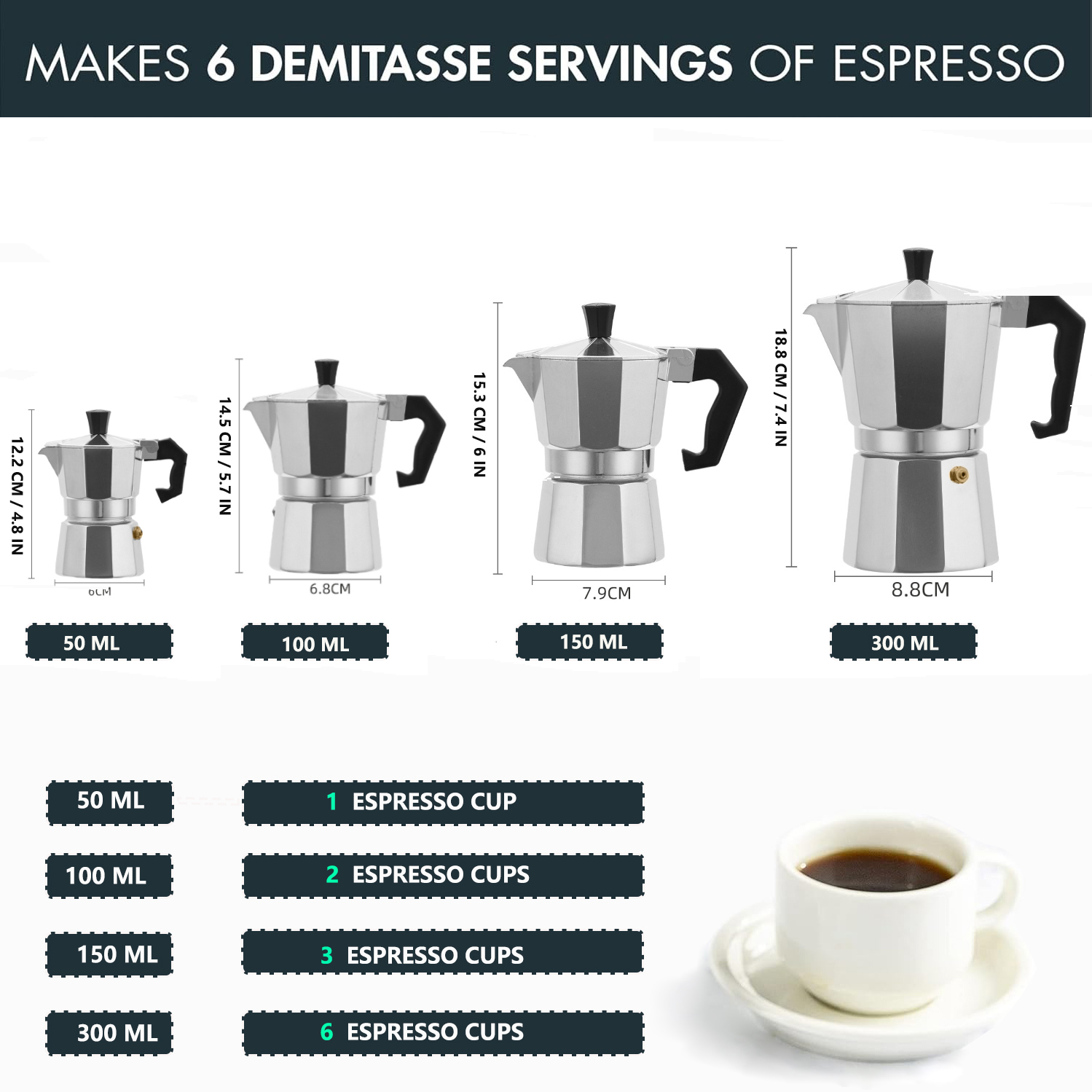 Cafetière Moka Classique en Al - Coffee Equipment Accessories avis et prix