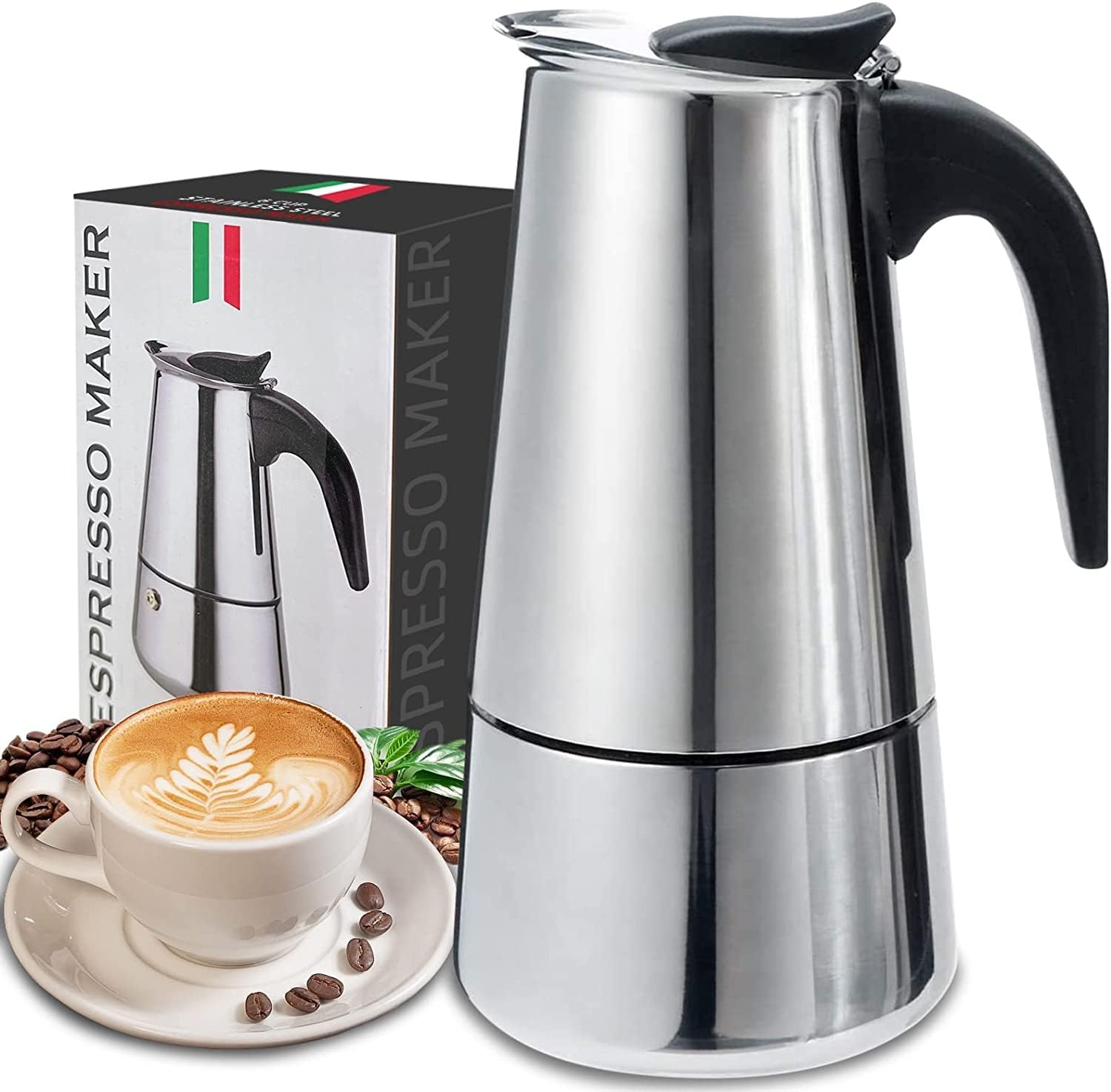 4/6/9 Tasses Moka Pot Caffe Ma - Coffee Equipment Accessories avis et prix