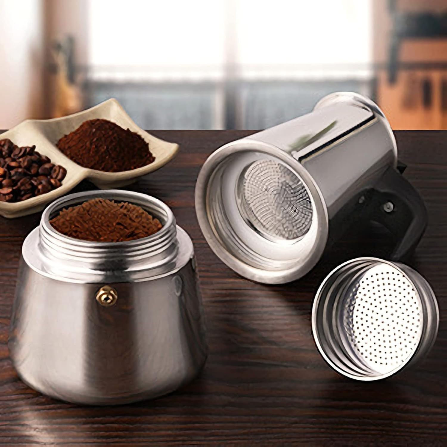 4/6/9 Tasses Moka Pot Caffe Ma - Coffee Equipment Accessories avis et prix